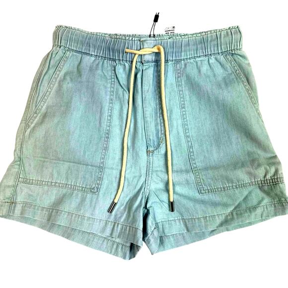 Joes Jeans The Ellie Short Blue Drawstring Waist Front Back Pockets size XS - Picture 7 of 14